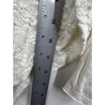 Free People  We The Free Top Womens Ivory Open Knit Long Sleeve Boho‎ Size Medium Photo 5
