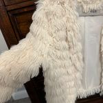 She & Sky  Cream Faux Fur Coat Photo 2
