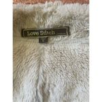 Women size M cropped faux fur suede gray short sherpa jacket Size M Photo 1