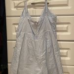 Poof New York Plaid Tie Up Romper Photo 2