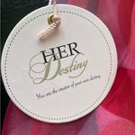 Her Destiny Red & Pink Hearts Sheer Women’s‎ Skirt Size L Size L Photo 8