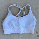 Lululemon  White Energy Sports Bra, Size 10 Photo 0