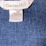 Garnet Hill  size 16 blue jean denim jacket Photo 10