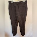 Ganni Womens Plaid Suiting Trousers Pants in Chocolate Brown Size 40 Photo 1