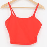 Athletic Works Activewear Coral Red Cropped Tank Top Athletic Workout Yoga Camisole Photo 0