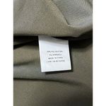 WD.NY Shirt Dress Women’s Small Olive Green Button Down 3/4 Sleeve Flouncy Hem Photo 11