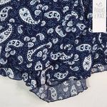 Patrons of Peace  Navy Boho Skorts NWT Size XS Blue Paisley Shorts Photo 1