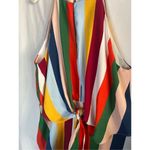 Buckle Willow & Root  Multicolored Striped Tie Waist Tank Top Woman’s Size Large Photo 3