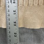 Maeve Anthropologie Beige Organza Sleeve Sweater Blouse Size M Photo 7