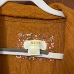 Anthropologie  Maeve Rafela Hacci Faux Wrap V-Neck Sweater Top Size XS Photo 3