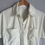 Summersalt NEW  The Towel Terry Button-Down Shirt Photo 2