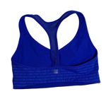 Victoria's Secret VSX Sport Racerback Sports Bra Blue Logo Print Photo 1
