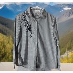 Love Tree Chic ‎ Shirt Womens S Button Down Embroidered Flowers Boho Fairy Photo 1