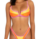 Revolve FAE Vibrant Orange and Pink Bikini bottom only Photo 0