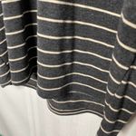 Le lis Nellie Taft  Soft Striped Long Sleeve Shirt Dress Small Gray White Stripes Photo 6