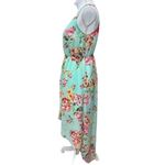 L'ATISTE By Amy Chiffon Floral Mint High-Low Floaty Romantic Summer Dress Size M Photo 2