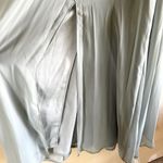 Birdy Grey Gwennie Chiffon Dress Bridesmaid V Neck Blouson Sage Green Medium Photo 5