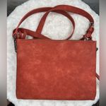 Free People Laurie Vegan Leather Zippers Crossbody Coral EUC! Photo 4