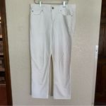 Gap 1969 White Real Straight Size 29r Denim Jeans Ankle Crop Photo 3