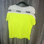 PINK - Victoria's Secret Pink Victoria Secret green, black and white tee shirt size Small Photo 3