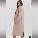 House Of CB  Carter Oatmeal Double Breasted Coat size Medium Photo 7