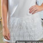 WHY White Bride Midi Dress Size L Photo 5