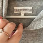 P.J. Salvage  Heather Gray Cropped Hoodie Women NWT Size Medium  Photo 3