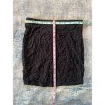 Material Girl NWT! Caviar Black Crinkle Textured Stretch Mini Skirt Medium Photo 4