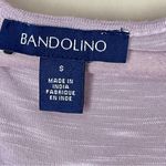 Bandolino Lavender Mixed Media Oversized Top Roll-Tab Sleeves, Small Photo 4