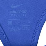 Nike  Pro Dri-FIT Training Women's Large Royal Blue Racerback Tank Slim Fit Gym Photo 4