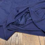 Lands End Women Navy Blue Swim Suit Shorts Attached Brief Pockets Plus Size 18W Photo 2