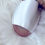 Bamboo  Casual Sling Back White Sandals Slide Slip SIZE 9 Photo 9