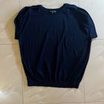 Preston & York Black shirt, blouse top. Plus size S some pleats on the sleeve Photo 4