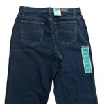 Lee  Jean Dark Wash High Rise Stretch Relaxed Fit Straight Leg Denim Size 10 Long Photo 3