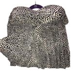 Merona Black and White Speckled Swim Suit Top Only size Large Photo 0