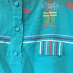 Centro Promocional de artesians skirt top belt set large 100% cotton turquoise Photo 8