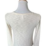 Xhilaration Womens Xhiliration Ivory Lace Overlay Heathered Long Sleeve Blouse Top - Sz S Photo 2
