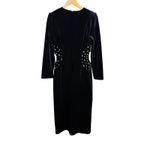 Tuckernuck Hyacinth House Jules Velvet Midi Dress – Women’s Size M Black Size M Photo 5