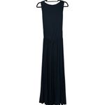 Halara  medium Ribbed Boat Neck Asymmetric Ruched Pocket Flowy Maxi Casual Dress Photo 13