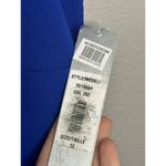 Kay Unger  Melinda High Low Gown Blue Sz 12 NEW Photo 3