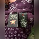 American Eagle Vintage Outfitters purple floral sheer lined maxi dress, size 0 Photo 8