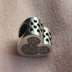 Pandora  x Disney Mickey mouse icon heart shaped charm Photo 3