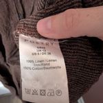 Poetry  Maxi Button Button Up Linen Dress W8 Brown Photo 3