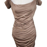 Tan Bodycon Mini Dress Size Medium Tobi Sexy Bodycon Dress New Years Eve Photo 0