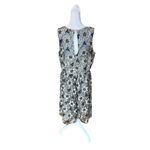 Ann Taylor LOFT Lace Sheath Dress Knee Length Sleeveless Womens 16 Black Beige Photo 1