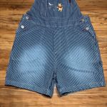 Disney Vintage 90s Winnie the Pooh Shortalls overall shorts Womens MED sailing Photo 2
