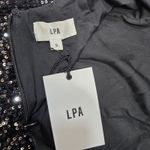 LPA  Andrea Dress in Black & Silver Small Photo 11