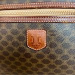 CELINE Brown Macadam Vintage Wristlet Clutch Pouch Photo 11