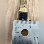 Citizen Ladies Watch Vintage Black Dial Gorgeous Gold Tone Stainless Bracelet Photo 6