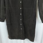 J.Jill  Brown Corduroy Button Front Tunic Dress Sz.L Photo 6